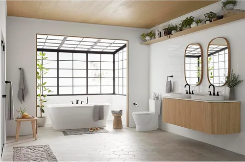 Vista 3 de American Standard 7061190.243 Aspiraciones Toallero, Negro Mate