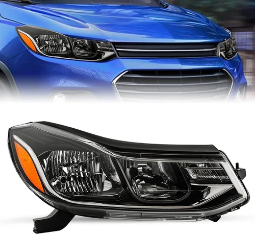 Vista 15 de SOCKIR Conjunto de faros delanteros Compatible con 2017-2022 Chevy TRAX sin DRL LED, no proyector, halógeno de reemplazo estilo OE, lámparas