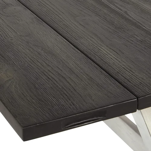 Vista 9 de OSP Home Furnishings Kristen - Escritorio extensible abatible para mesa de comedor, acabado carbón