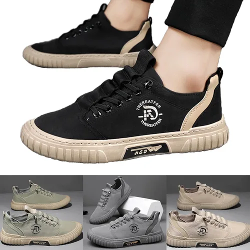 Vista 3 de AngryMonkey Hopomart - Tenis deportivos para hombre, antideslizantes, ligeros, transpirables, para viajes, informales, para exteriores