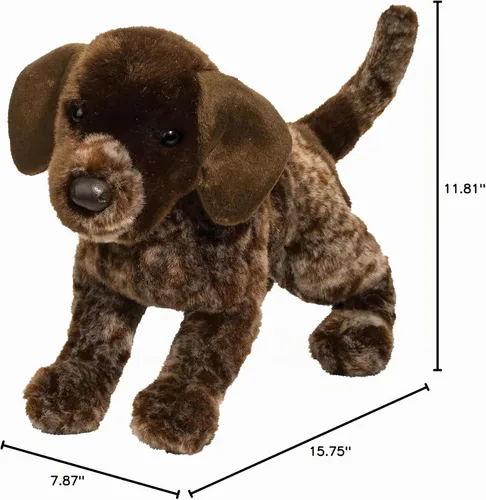 Vista 2 de Douglas Wolfgang - Peluche de perro puntero alemán
