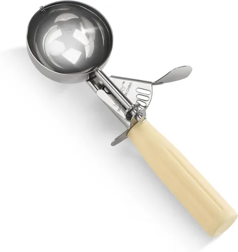 Vista 10 de New Star Foodservice 34905 cuchara de presión para pulgar de grado comercial/cuchara para helado, acero inoxidable 18/8, 0.875 oz, tamaño 40, púrpura
