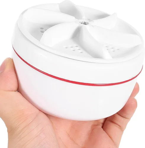 Vista 2 de NOLITOY Mini lavadora portátil de carga USB Turbo Lavadora con ventosa estable para viajes, dormitorio, viaje de negocios, casa rodante, apartamento