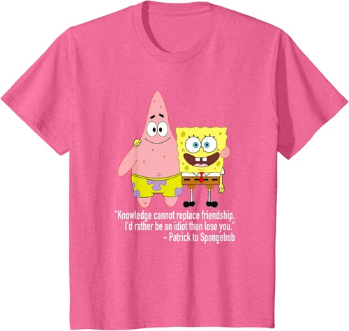 Vista 44 de Mademark x SpongeBob SquarePants - Patrick & SpongeBob - Camiseta de la amistad Asfalto