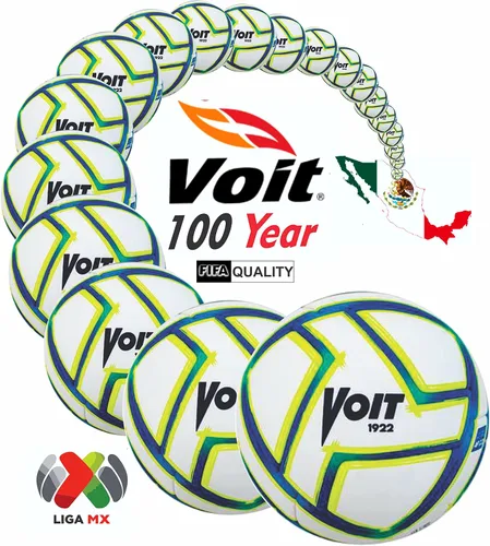 Vista 2 de Voit Balón de fútbol tamaño 5 – Pelota oficial de la Liga MX FIFA calidad profesional para una precisión imparable – Pelota de fútbol profesional