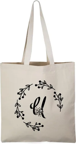 Vista 17 de TBF Bolsas de lona resistentes con iniciales personalizadas para mujer