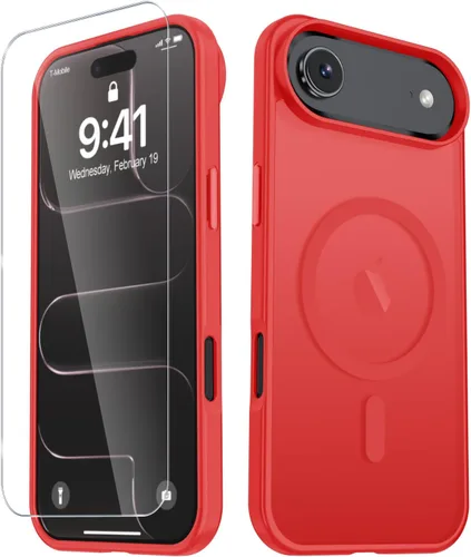 Vista 1619 de Funda para Google Pixel 10 Pro XL, cubierta magnética mate, color negro Fit for MagSafe, Screen Protector included, Shockproof Military Grade