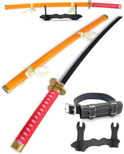 Vista 15 de Cold Blade Katana Sword - 41 inches Katana Replica with Holster Belt and Display Stand - Sword with Authentic Design