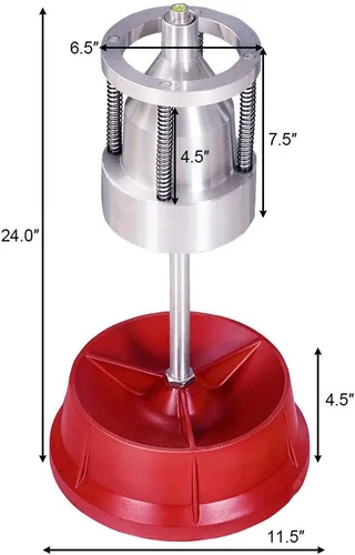Vista 3 de Balanceador de rueda de burbujas portátil con máquina de equilibrio estático de nivel de burbuja Cambiador de neumáticos Equilibrador de reparación