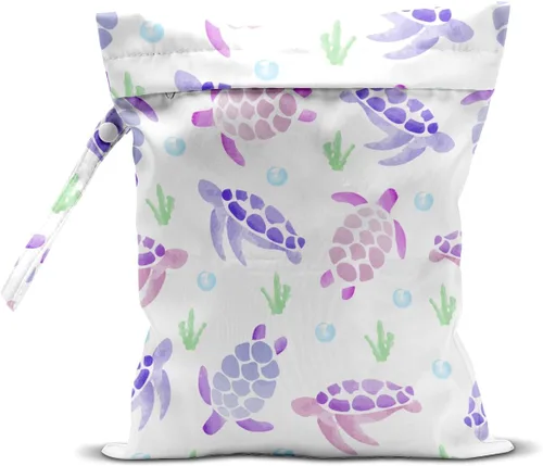 Vista 11 de Bolsa para artículos húmedos y secos, bolsas de natación impermeables, lavables a máquina, bolsas reutilizables para playa, piscina, pañales y ropa