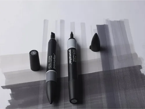 Vista 2 de Winsor & Newton, Papel marcador, a prueba de sangrado, A4, 50 hojas, blanco, 20 libras