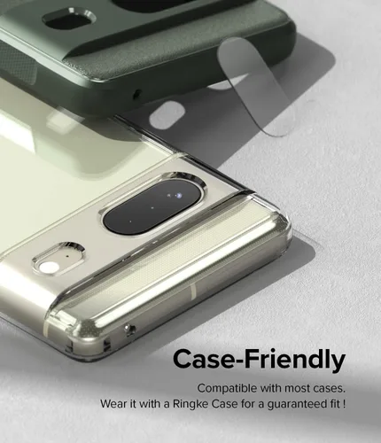 Vista 8 de Ringke Protector de lente de cámara [3 unidades/protección multicapa] compatible con Google Pixel 7, protector de lente de cámara de vidrio templado