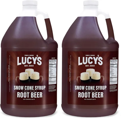 Vista 18 de Lucy's Family Owned – Jarabe para cono de nieve de raspado – 1 galón (128 onzas)