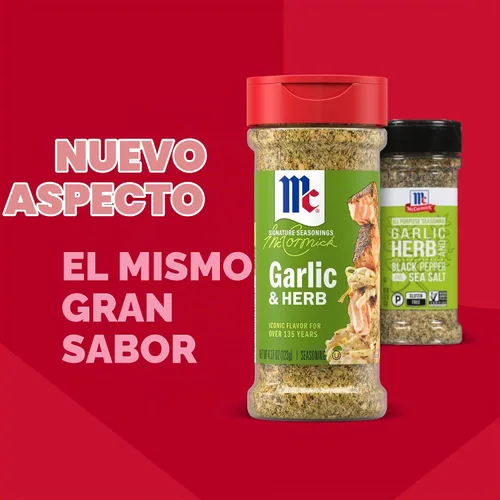 Vista 4 de McCormick Ajo, Hierbas y Pimienta Negra