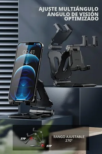 Vista 2 de SUPCASE Soporte plegable ajustable para tableta, soporte de escritorio
