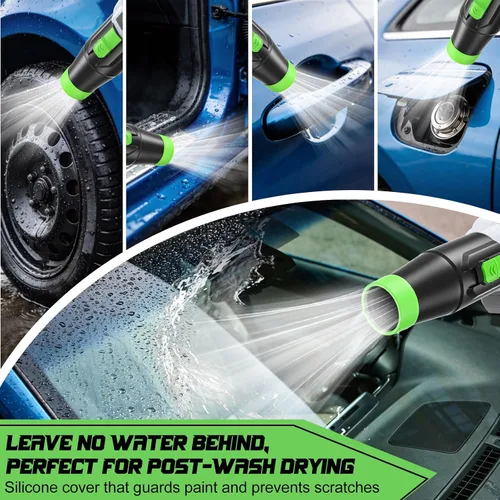 Vista 3 de Uniqwamo Boquilla de secado de automóvil compatible con boquilla sopladora de hojas EGO para modelos 530 575 580 615 650 765 670 – Protección contra