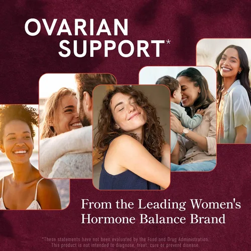 Vista 5 de Apoyo ovárico para el equilibrio hormonal para mujeres Ovulación saludable, ciclo menstrual y apoyo a la salud reproductiva Suplemento DIM