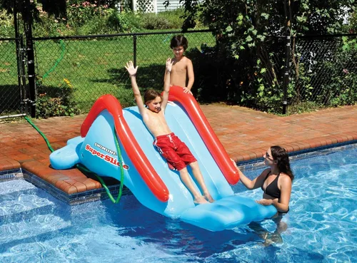 Vista 2 de Swimline Super Slide piscina inflable de juguete