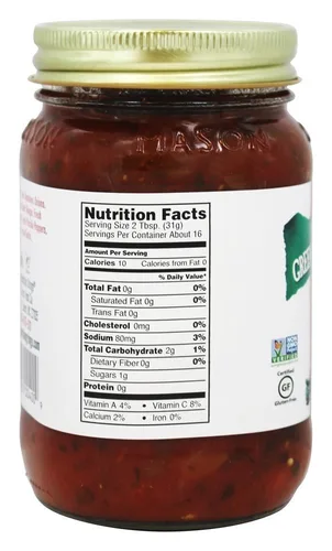 Vista 2 de Salsa verde mediana 16 oz (paquete de 4)