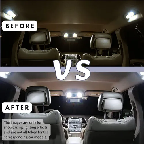Vista 2 de Kit de luces LED interiores F250 F350 de 15 piezas para Ford F-250 F-350 1999-2016 Super Duty Blanco 6000K Paquete de iluminación LED