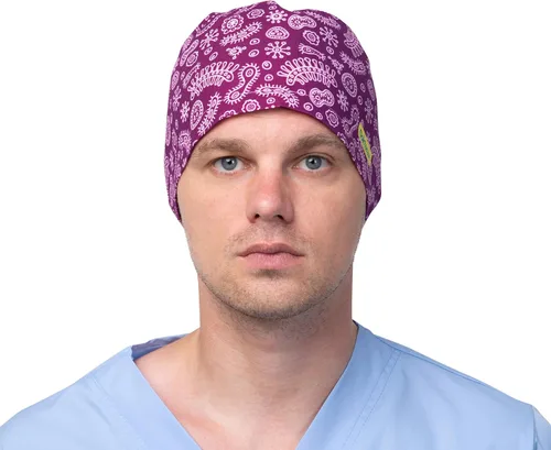 Vista 58 de Print Scrub Caps - Sombrero perfecto para enfermeras, médicos y EMTs..