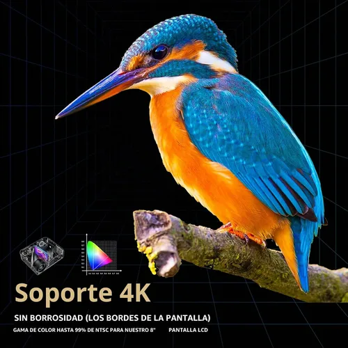 Vista 2 de Proyector 4K de 2200 Ansi con WIFI y Bluetooth, proyector exterior
