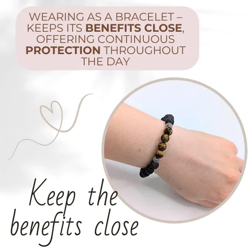 Vista 4 de zorbitz Protección Difusor de lava pulsera, café, 7