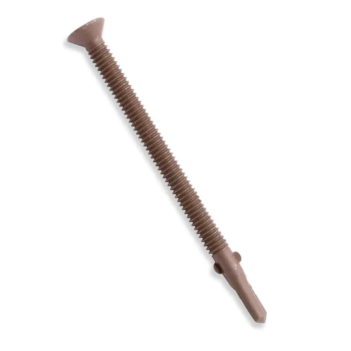 Vista 10 de Tornillos escariadores Tek para madera y metal revestidos en cerámica