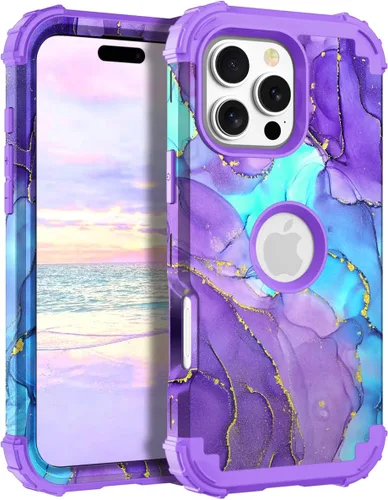 Vista 35 de Hocase Funda para iPhone SE 2022/2020, resistente a prueba de golpes, de plástico duro+goma de silicona, funda protectora híbrida para iPhone SE