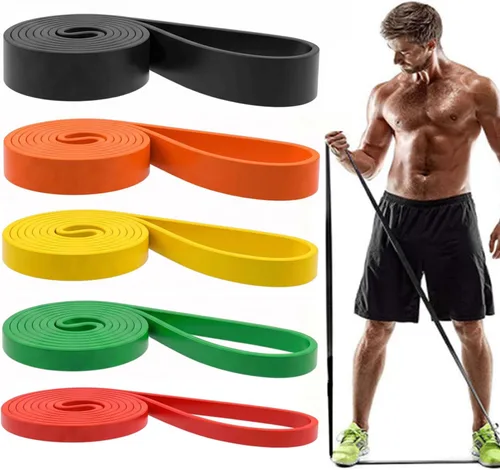 Vista 19 de Resistance Bands, Pull Up Assist Bands - Workout Bands, Exercise Bands, Long Resistance Bands Set for Working Out, Fitness, Training, Physical Negro