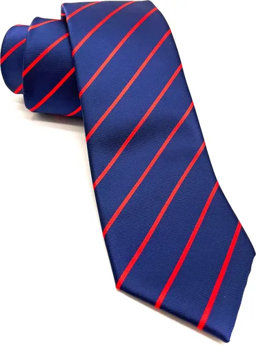 Vista 13 de Scott Allan - Corbatas de rayas para hombre - Corbata tejida para hombre