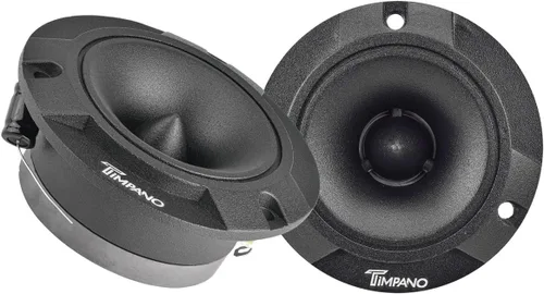 Vista 8 de Timpano TPT-ST2 Tweeter Super Slim de Cromo, 600 Vatios 4 Ohm, 105 dB, Bobina de voz de 1 pulgada, Tweeters Bullet de Sistema de Sonido para Coche