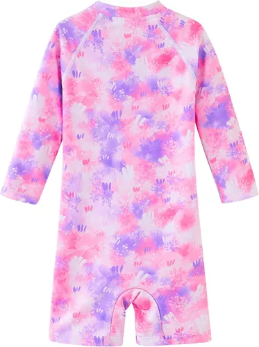 Vista 2 de UMELOK Traje de baño para bebé niña con protección solar UPF 50+