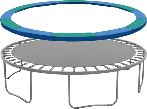 Vista 8 de Machrus Upper Bounce - Almohadilla de seguridad de repuesto para cama elástica de 6 pies a 16 pies redondas - Cubierta de resortes de cama elástica