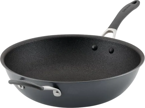 Vista 23 de Circulon Sartén coladora antiadherente serie A1 con tapa, 2 cuartos