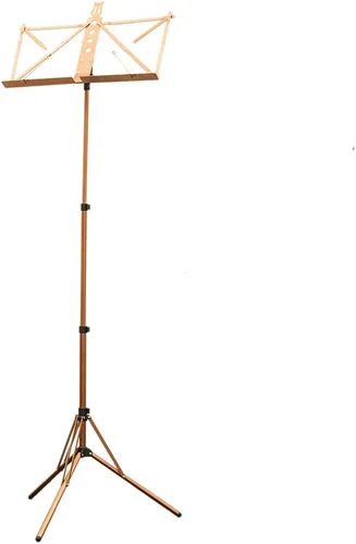 Vista 7 de Paititi Soporte de música plegable resistente y duradero con bolsa de transporte, color negro