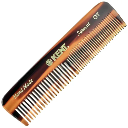 Vista 13 de Kent OT - Peine de Cabello de Bolsillo de Grafito Negro Hecho a Mano, Peine de Dientes Finos y Anchos para Hombres, Mujeres y Niños - Peine