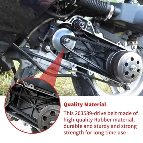 Vista 4 de 5 correas de transmisión Go Kart Series Go Kart, convertidor de par de torque, repuesto para Manco 5959 / Comet 203589