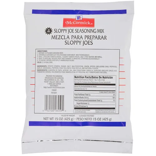 Vista 10 de McCormick Culinary Mezcla de condimentos de chile, 13 onzas, una bolsa de 13 onzas de mezcla original de condimentos de chile, mejor para chile