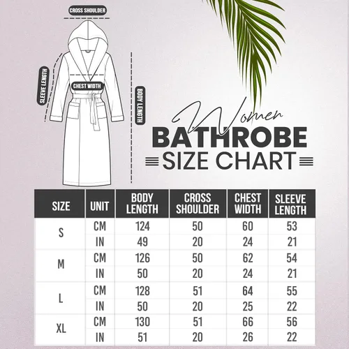 Vista 4 de NY Threads Bata de baño afelpada con capucha para mujer