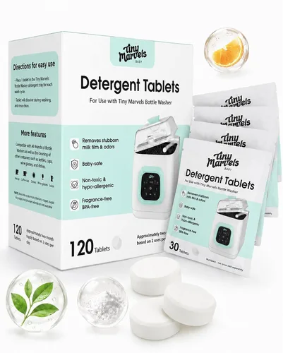 Vista 10 de Comprimidos de detergente para lavadora de botellas 60PCS eficaces