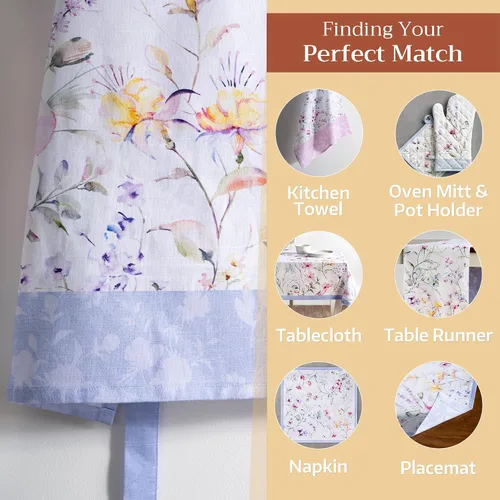 Vista 345 de Maison d' Hermine Delantales para mujer con bolsillo, 100% algodón (27.50 x 31.50 pulgadas)