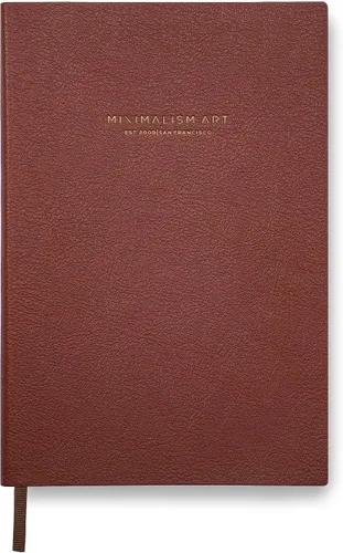 Vista 2 de Minimalism Art, Cuaderno clásico de tapa suave, tamaño mediano, A5 de 5.8 x 8.3 pulgadas, 176 páginas, papel grueso de alta calidad de 3.53 oz/m²