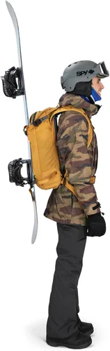 Vista 12 de Osprey Soelden 22L - Mochila de esquí y snowboard para hombre, color amarillo artesano