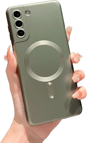 Vista 14 de phylla Funda para teléfono Samsung S21 FE [compatible con MagSafe] Funda magnética de lujo de color sólido protección completa de la cámara cubierta