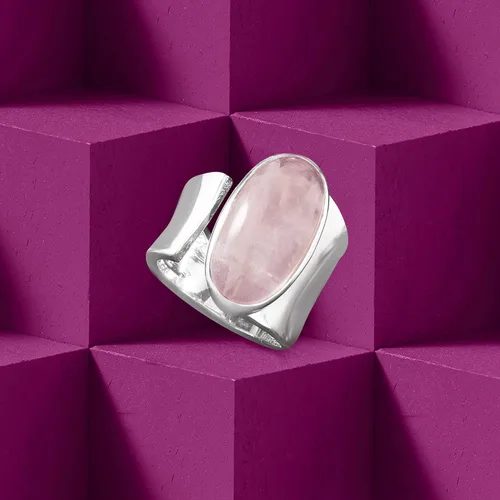 Vista 7 de Ross-Simons Anillo envolvente en plata de ley Piedra preciosa Ónix
