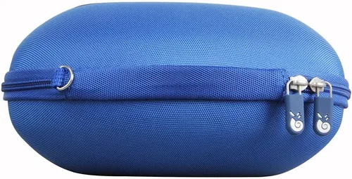 Vista 5 de Hermitshell Estuche rígido de viaje para auriculares iClever HS19/iClever BTH12 para niños (azul)
