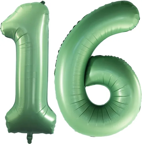 Vista 84 de Goer, conjunto de globos de papel aluminio para decoraciones de cumpleaños, globos de las letras de feliz cumpleaños y de números Oro
