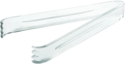 Vista 6 de Party Essentials Pinzas de plástico para servir de 6.5 pulgadas, 4 unidades, transparentes