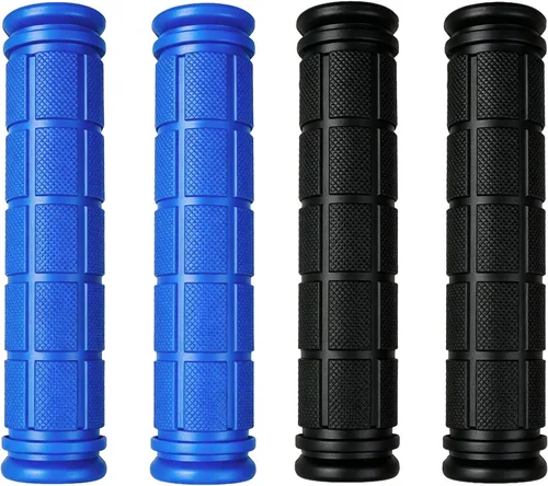 Vista 22 de 2 pares de puños/mangos para manillar de bicicleta con empuñaduras de hongo para bicicletas BMX/de carretera/de montaña